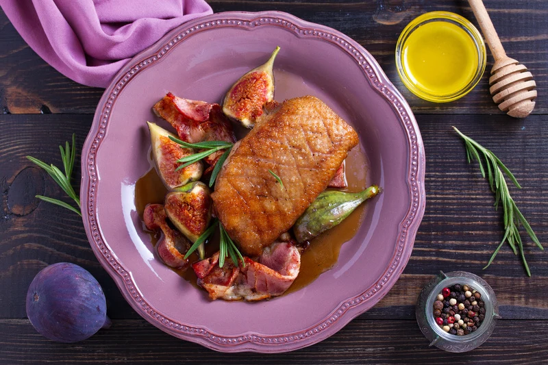 magret de canard aux figues