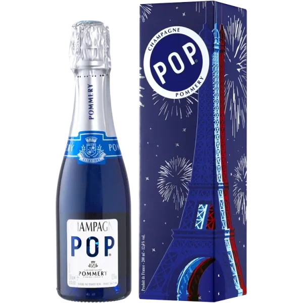 20cl - Champagne Pommery POP Bleu - Astuccio Tour Eiffel