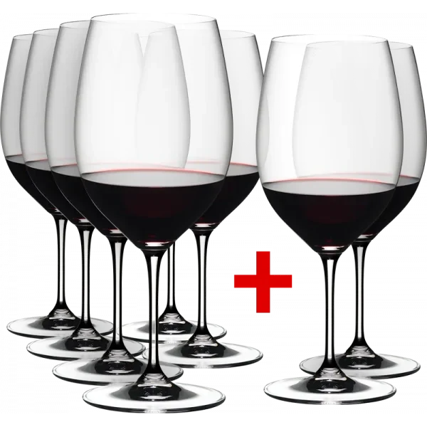 6 Copas Cabernet/Merlot + 2 Copas Gratis - Ref 7416/0 - Gama Vinum - Riedel