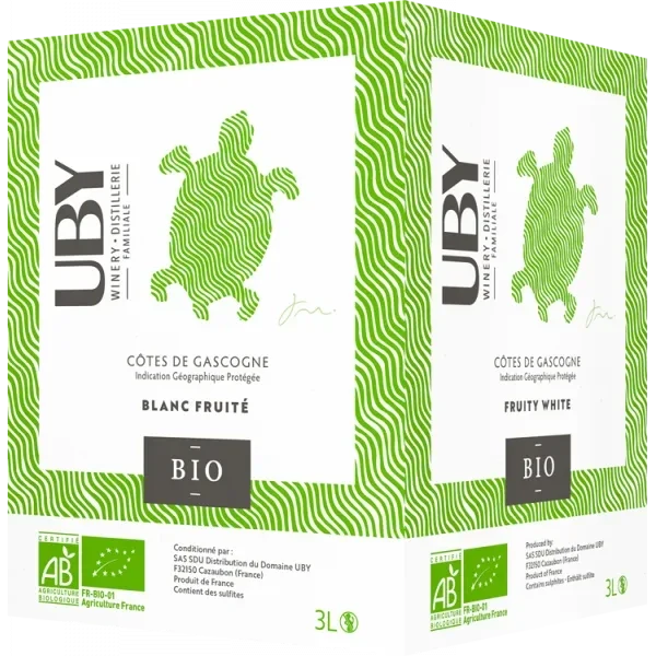 BIB 3L - Blanc BIO - UBY