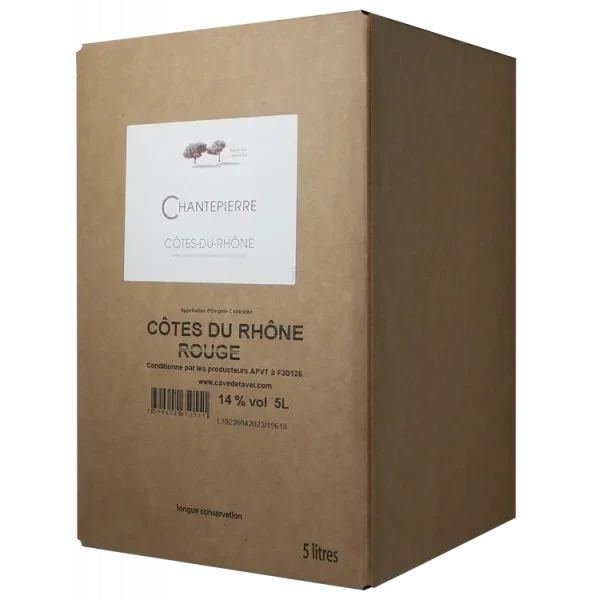 BIB 5 L - Côtes du Rhône - Domaine Chantepierre