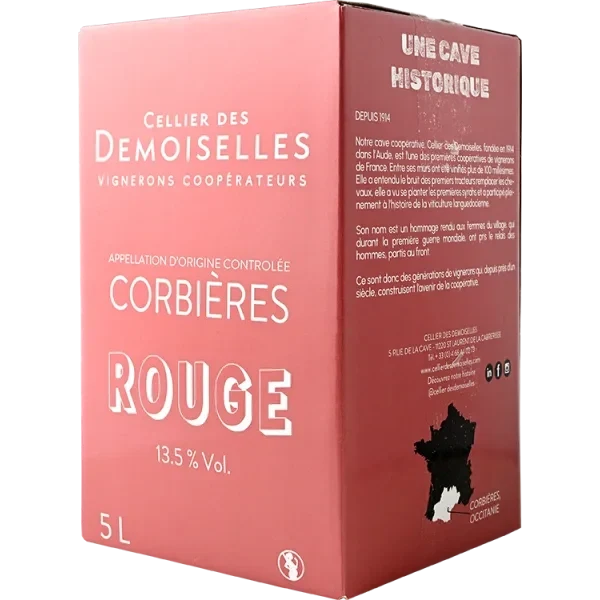 BIB 5L - Corbières rouge - Cellier des Demoiselles