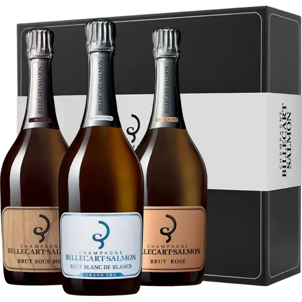 Champagne Billecart Salmon - Cofanetto Exception - 3 Bottiglie