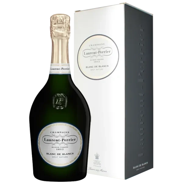 Champagner Laurent Perrier - Blanc de Blancs - Brut Nature - mit Etui