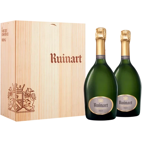 Champagne R de Ruinart Brut - Estuche 2 Botellas
