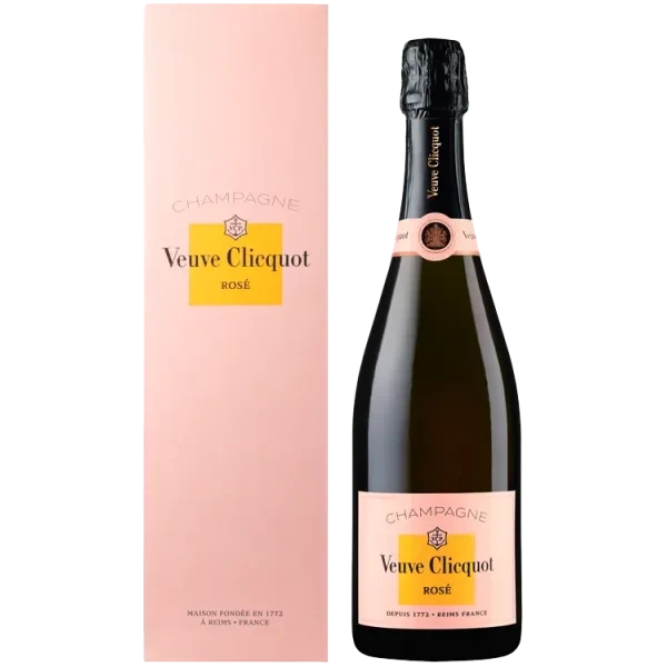 Champagne Veuve Clicquot - Brut Rosé - Con Estuche