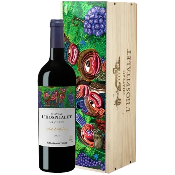 Château l'Hospitalet - Grand Vin Rouge 2023 - Éd. limitée Hervé di Rosa - Gérard Bertrand