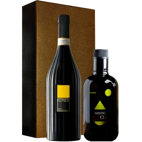 Coffret Huile d'olive + Vin - Feudi di San Gregorio