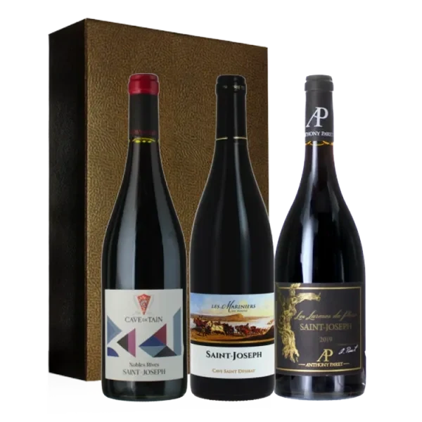Wein-Geschenkset - Saint Joseph - 3 Fl.