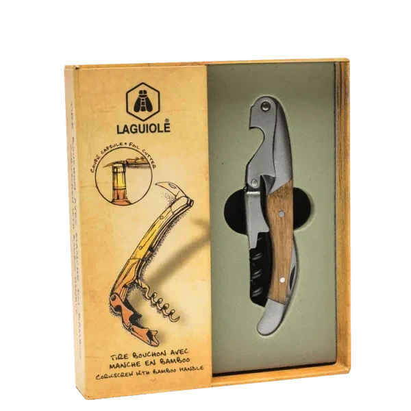Cuchillo Sumiller Bambú - Laguiole - Ref 3655