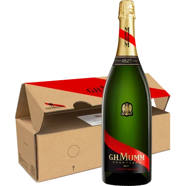 Jéroboam - Champagne Mumm - Cordon Rouge - Geschenkverpakking