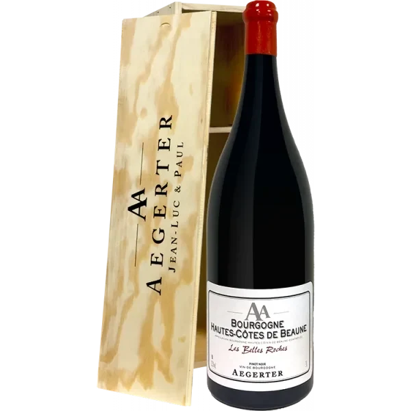 Jéroboam Hautes Côtes de Beaune "Les Belles Roches" 2025 - Aegerter en Cassa Di Legno