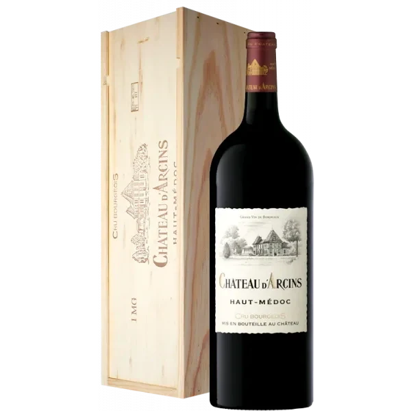 Magnum Caisse Bois - Château d'Arcins 2019 - Cru Bourgeois