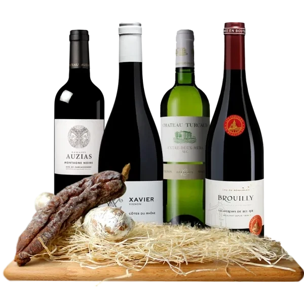 Pack Apéritif - Bouteilles & Saucissons