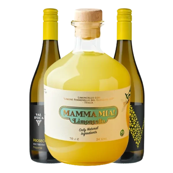 Weinpaket - Limoncello Spritz - Prosecco Treviso Extra Dry & Limoncello Mamma Mia! - 3 Fl.