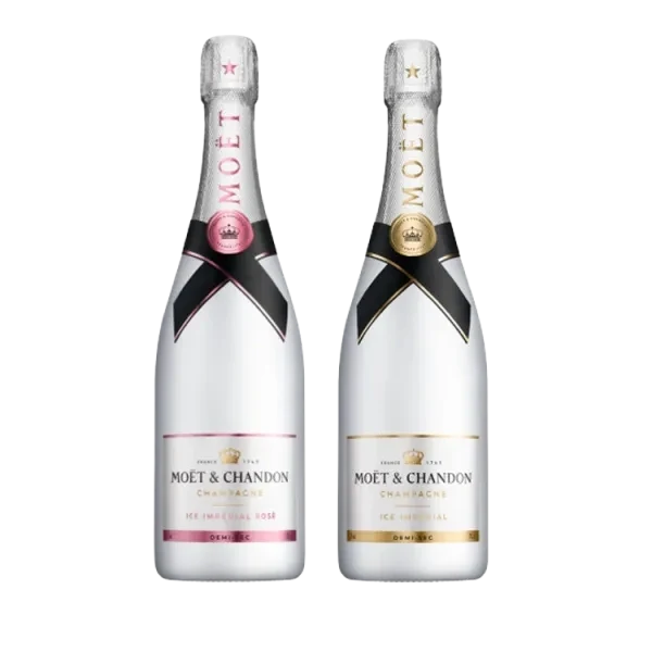 Pack Duo - Champagne Moet & Chandon - Moet Ice blanc + Moet Ice rosé
