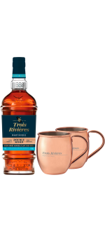 Rhum Trois Rivières - Double Wood + 2 verres offerts