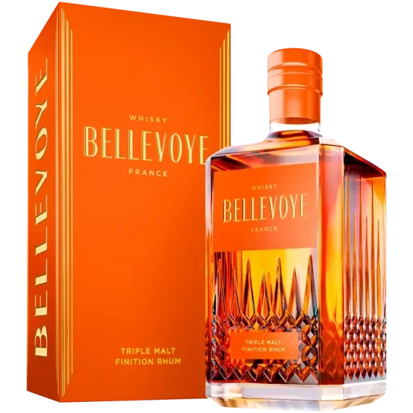 Whisky Français - Bellevoye - Orange Finition Rhum - Étui