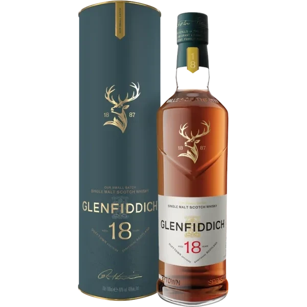 Whisky - Glenfiddich Small Batch 18 Ans - Étui
