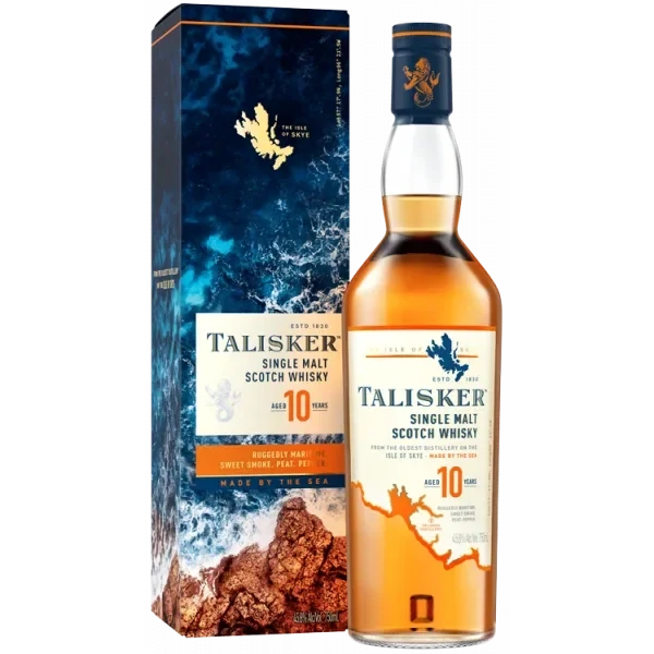 Whisky - Talisker - Single Malt 10 Ans - Étui